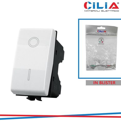 INTERRUTTORE BIPOLARE MATIX BIANCO CILIA
