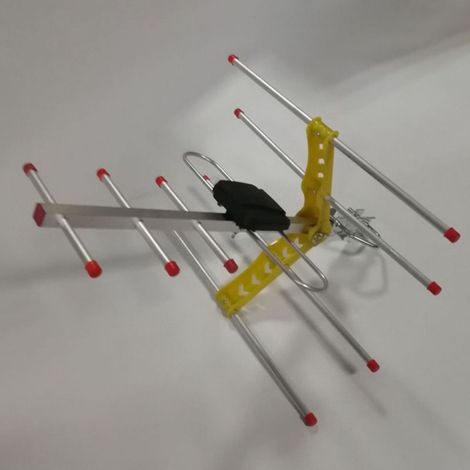 Antenne de télévision numérique pour HDTV DVBT DVBT2 470 MHz-860 MHz amplifiée en extérieur (1/5)