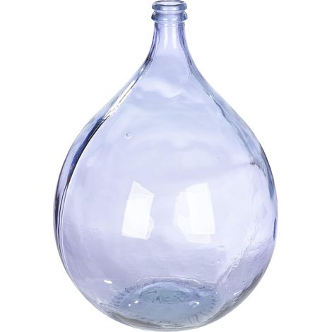 Vase de Sol, en Verre - Violet Brillant - Rond - Étanche - Hauteur : 56 cm - Diamètre : 40 cm (1/3)