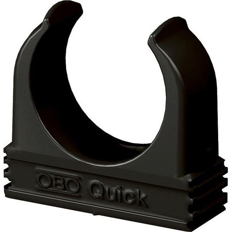 OBO Bettermann Quick-Schelle M32 Polypropylen tiefschwarz RAL 9005, 50 Stück, 2149571 (1/4)