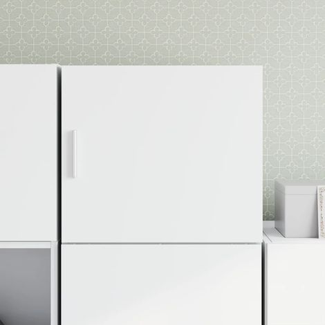 Armoire murale blanc 45x42,5x40 cm bois d'ingénierie (1/5)