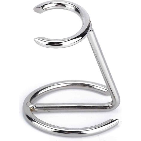 soporte para maquinilla de afeitar, acero inoxidable, resistente a la corrosión, diseño elegante, para uso en salones de belleza y en el hogar. (1/5)