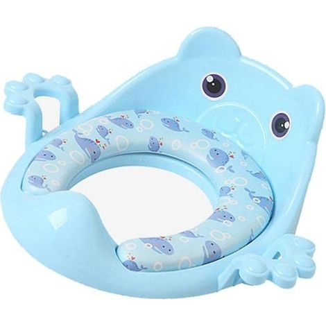 Reductor de WC para Niños, Juguete Educativo, Decoración de Habitaciones, Azul Claro (1/5)