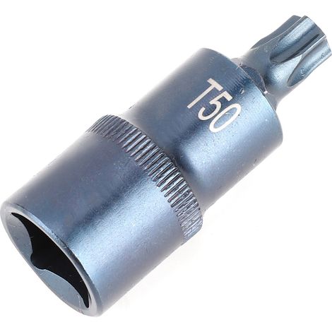 Jeu de 6 embouts de tournevis étoile à cliquet, acier S2 traité bleui, outils à main robustes pour vissage professionnel. (1/5)