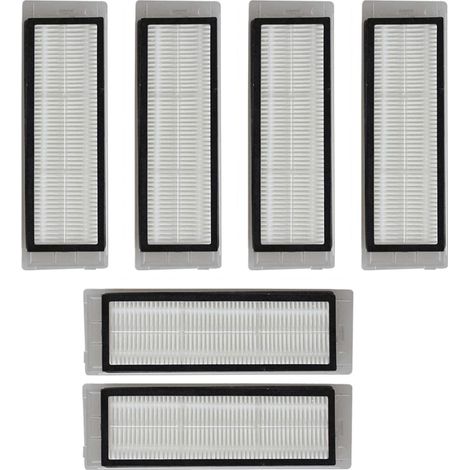 6 filtri HEPA per RoboRock E25/ E35 /S6 / S5 / S50 / S5 MAX / S6 maxV (1/3)