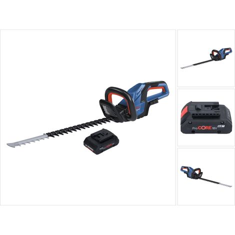 Bosch GHE 18V-60 Tagliasiepi professionale a batteria 18 V 60 cm brushless + 1x batteria ProCORE 4,0 Ah - senza caricabatterie