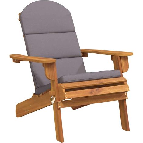 Maison Exclusive - Chaise de jardin Adirondack avec coussins bois massif d'acacia (1/5)