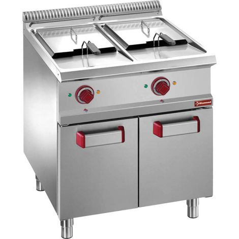 Friteuse électrique 2 cuves 13 litres  - armoire - Diamond (1/4)