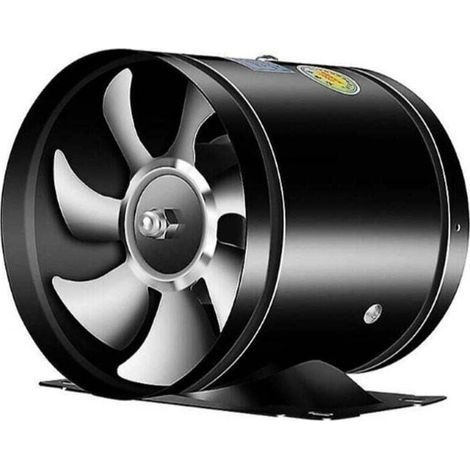 Ventilateur d'Extraction Métallique pour Conduit Salle de Bains Toilettes Mini Ventilation Murale 4 Pouces (1/4)