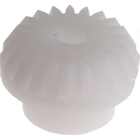 Engrenage conique RS PRO en POM 20 dents , pas de 1mm, angle de 20°, alésage 5mm ( Prix pour 1 ) (1/2)