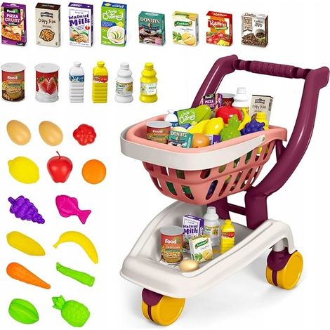 Chariot de courses KalaDuck pour enfants, accessoires de supermarché (1/5)
