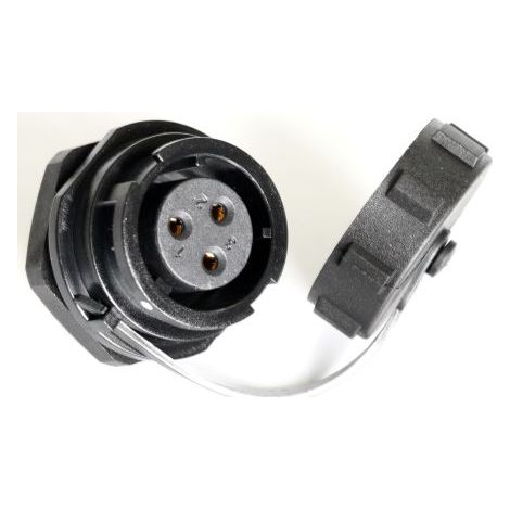 Connecteur circulaire RS PRO, Standard 3 contacts, Montage panneau, raccordement A souder ( Prix pour 1 )
