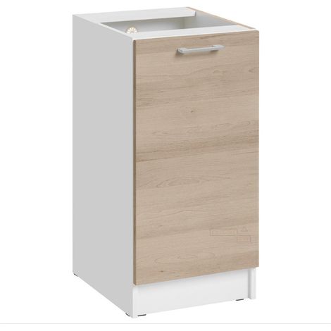 Mueble bajo de cocina Eco Roble Natural 1 puerta L 40 cm