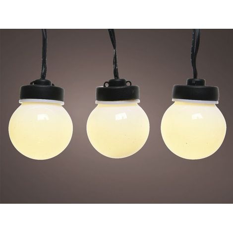Jardideco Guirlande lumineuse extérieure 24 ampoules pour parasol 1,20 m (1/3)