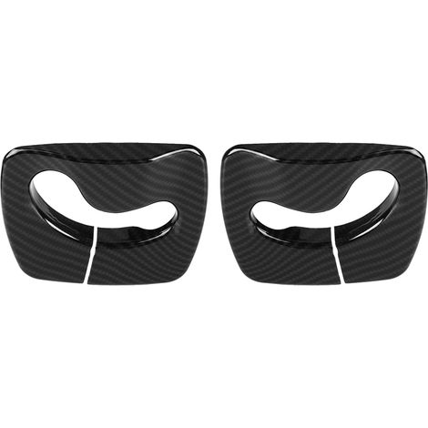 Couvercle de boucle de ceinture de sécurité, garniture de siège auto-adhésive couleur fibre de carbone ABS pour remplacement automatique série 5 F10 (1/5)