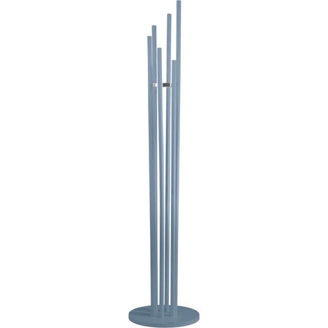 Perchero moderno mod. 471 acabado lacado en azul, 182 cm(alto)34 cm(ancho)34 cm(largo) (1/2)