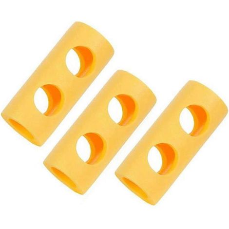 Lot de 3 connecteurs pour bâton de natation en mousse EPE à 2 trous croisés, compatibles avec les frites de piscine et les bâtons de natation en mousse.