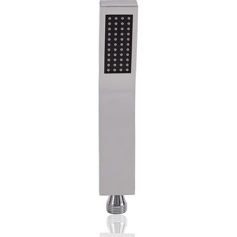pommeau De Douche Main En Laiton Pommeau Douche Anti Calcaire Conome En Eau - Haute Pressionstyle L Argent, Finition Chrome (1/5)