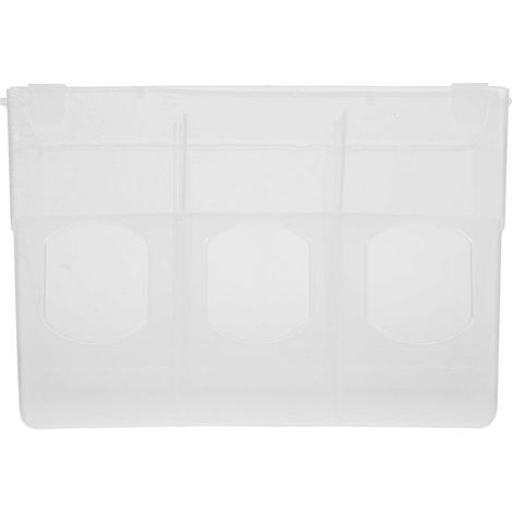 Mangeoire pour cage à cailles, mangeoire pour pigeons, accessoires pour pigeons, mangeoire pour cage à oiseaux-25.00X16.50X10.50CM (1/4)