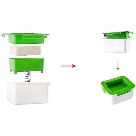 Presse à tofu pour évier égoutter l'eau cuisson compact (1/4)