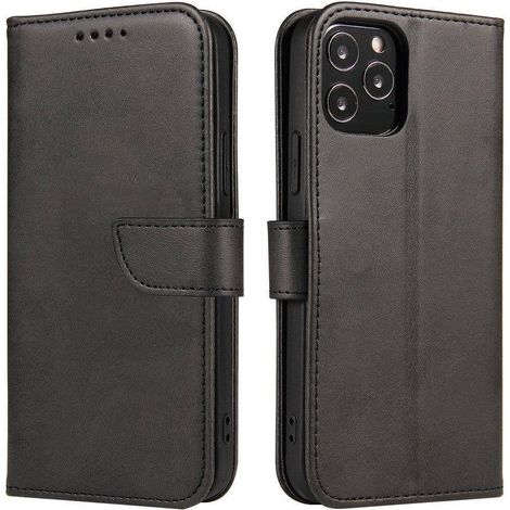 Premium Magnet Case Buch Tasche Schutzhülle aufklappbare Hülle Standfunktion Zubehör kompatibel mit SAMSUNG GALAXY S23 FE Schwarz (1/5)