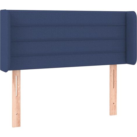 Maison Exclusive - Cabecero de tela azul 103x16x78/88 cm (1/5)