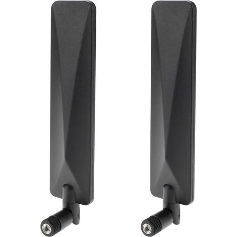 2pcss WiFi 6E Adaptateur Tri-Bande Antenne 5dBi Antenne RP-SMA Mâle Antenne 2,4 GHz 5 GHz 6 GHz pour PC de Bureau Ordinateur (1/4)