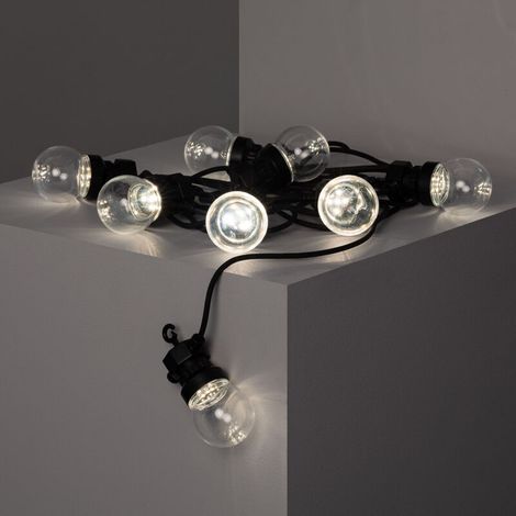 Guirlande Solaire Extérieure d'Ampoule LED Kepler 7m Transparent (1/5)