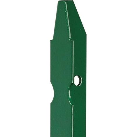 EAC – Poteau pour clôture en aluminium 30x30 mm – Épaisseur 3 mm – Hauteur 100 cm – Couleur verte – Résistant aux intempéries