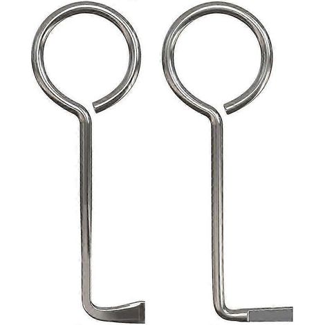 Lot de 2 clés universelles professionnelles pour serrurier, ouvrant la plupart des portes.