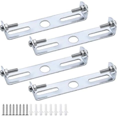 HOXILEELEO - [4 pezzi] sospensione Staffa di 100 mm, accessorio per lampadario a soffitto e luce (1/5)