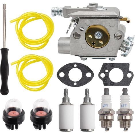 Carburatore Hippotech 309376002 per motosega a benzina Ryobi RY3714 RY3716 con filtro carburante, cacciavite e kit di messa a punto. (1/4)