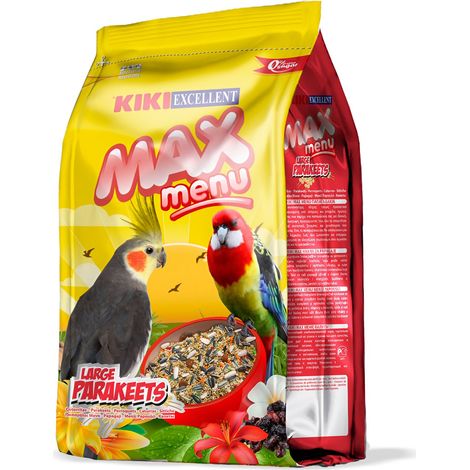 Kiki Max Menu Cotorritas - Alimento Completo para Cotorritas, Ninfas y Agapornis
