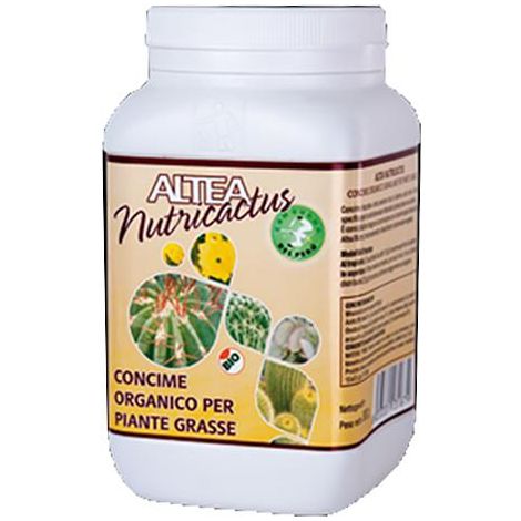 Nutricactus, NPK 3-6-12 + micro (300 g), concime organico granulare con guano per cactus (1/2)