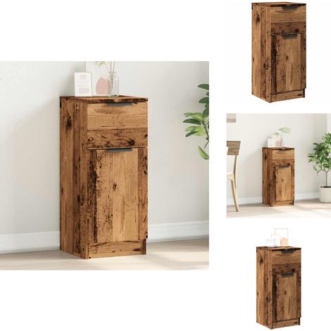 Sideboard Altholz-Optik 30x30x70 cm Holzwerkstoff - Sideboard - Sideboards - Schrank - Anrichte (1/5)