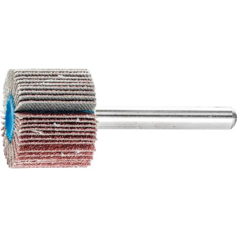PFERD TOOLS Korund Fächerschleifer F Ø 25x20mm Schaft-Ø 6 mm A80 für Feinschliff und Finish 10 Stk (1/3)