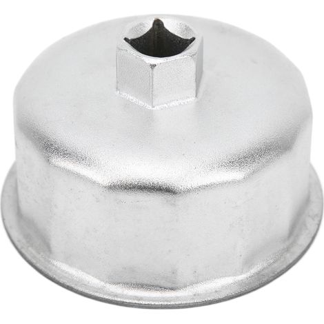 Outil de retrait de capuchon de clé à douille de filtre à huile de 74,5 mm, remplacement en acier robuste pour 718 (ZK-033)