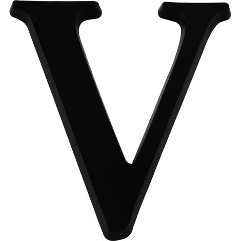 Lettre V Noire Hauteur 40mm - 4621548 (1/2)