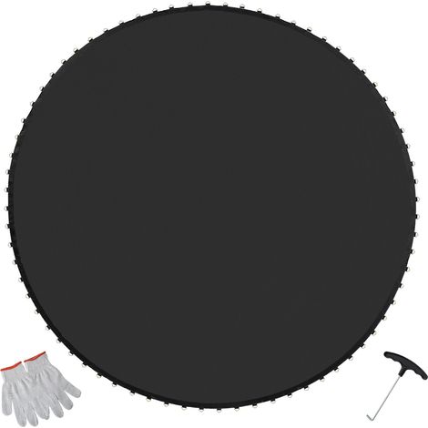 VEVOR Tappetino di Ricambio per Trampolino, Tappetino da Salto Universale Trampolino Rotondo 426 cm, Rinforza Tappetino Resistente ai Raggi UV, con 72 Molla Anelli V, Molle 16,5-17,8 cm Lunghezza