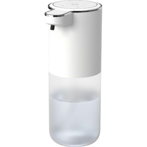 Distributeur de Savon Automatique Mural 400ml Rechargeable Électrique, Sans Percage, Étanchéité IPX5