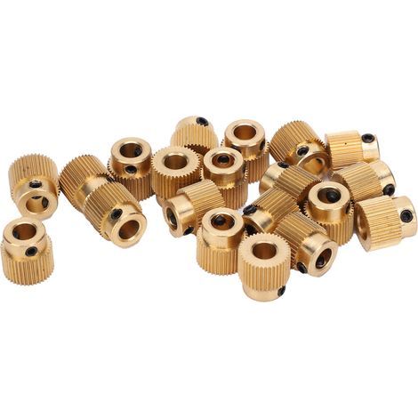 Antriebsrad aus Messing mit 40 Zähnen, Ersatzteile für 3D-Drucker, 11 mm x 20 Stück (1/5)