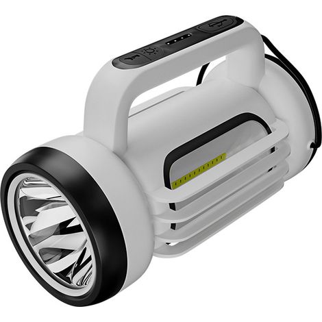 Linterna frontal LED COB recargable para acampar, linterna frontal LED portátil, adecuada para actividades al aire libre, senderismo y pesca. (1/5)