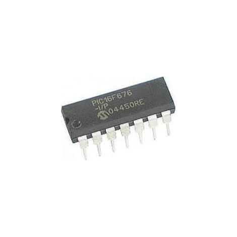 Intégré Pic16f676/ip Dip14 Industriel Pic16f676