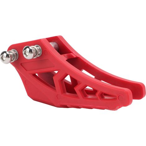 Guide-chaîne moto Bizaical, ABS, rouge, 50cc-250cc, facile à installer (1/5)