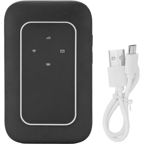 Point d'accès WiFi mobile 4G LTE avec slot carte SIM, 150 Mbps, supporte 10 utilisateurs, plug and play pour ordinateurs portables et tablettes. (1/5)