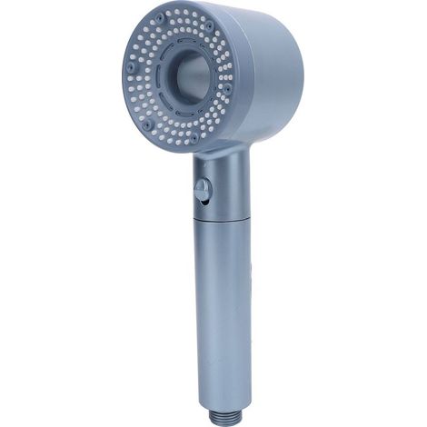 Tête de douche Filtrée à haute pression 5 Boost de réglage du matériel Booste à la main pour la salle de bain à la maison bleu clair (1/5)