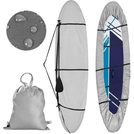 Housse de embarcation 420D imperméable et anti-UV avec sangles et sac de rangement (1/5)