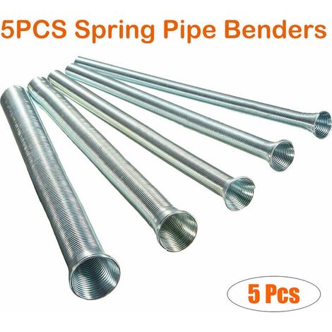 5 pièces Kit de cintrage de tubes à ressort, pour tubes cuivre/aluminium/acier inoxydable, diamètres 6 à 16 mm, plomberie et climatisation (1/5)