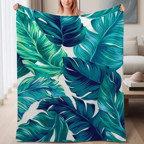 Couverture de lit en polaire, couverture de luxe douce en microfibre toutes saisons, décoration de salon, cadeau pour femmes hommes, 6080 pouces (1/4)