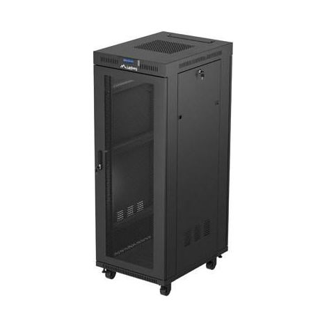 Lanberg Armadio Rack Professionale Robusto 19'' Nero